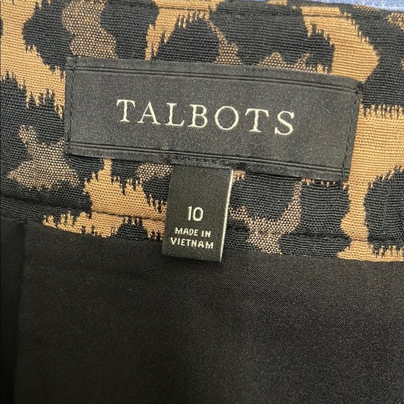Talbots Black and Tan Pencil Skirt - Picture 7 of 9